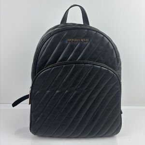 Michael Kors Quilted Black Backpack